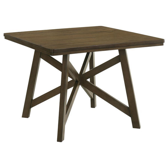 Canfield - 5 Piece Counter Height Dining Set - Brown