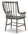XXX's And OOO's - Windsor Arm Chair (Set of 2) - Cocoa
