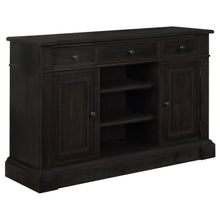  Phelps - 2 Door Sideboard Buffet Cabinet - Distressed Noir