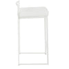 Fuji - Stackable Counter Stool - White Base (Set of 2)