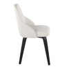 York - Upholstered Chair (Set of 2) - Black Wood Legs