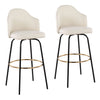 Ahoy - Bar Stool With Fabric Seat (Set of 2)