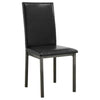 Garza - 5 Piece Rectangular Dining Table Set - Black