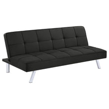  Joel - Upholstered Tufted Convertible Sofa Bed