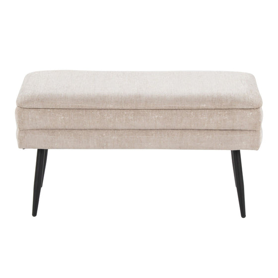 Neapolitan - Storage Bench - Black Metal
