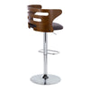 Cosi - Adjustable Barstool With Swivel - Chrome Metal Base (Set of 2)