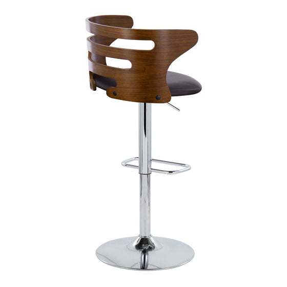 Cosi - Adjustable Barstool With Swivel - Chrome Metal Base (Set of 2)