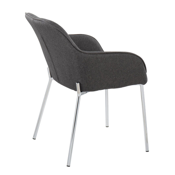 Daniella - Dining Chair - Chrome Metal (Set of 2)