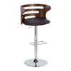 Cosi - Adjustable Barstool With Swivel - Chrome Metal Base (Set of 2)