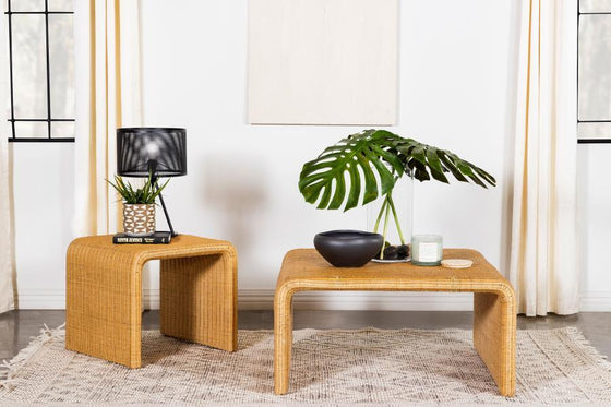 Cahya - Rattan Coffee And End Table Set