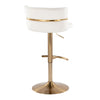 Cinch - Adjustable Barstool (Set of 2) - Gold Base