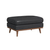 Horizon - Ottoman With Wood Base