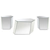 Capella - Mirrored Coffee Table Set