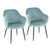 Buena - Dining Chair (Set of 2) - Black Metal Legs