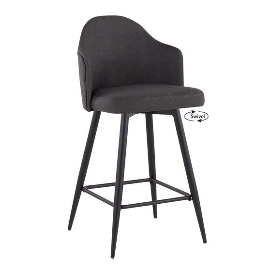 Ahoy - Counter Stool With Square Footrest (Set of 2)