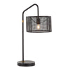 Mod Mesh - 27" Metal Task Lamp With Built-in USB Port - Oil Bronze And Painted Gold Metal From Grandview Gallery (Set of 2)