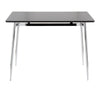 Marcel - Counter Table - Chrome Base