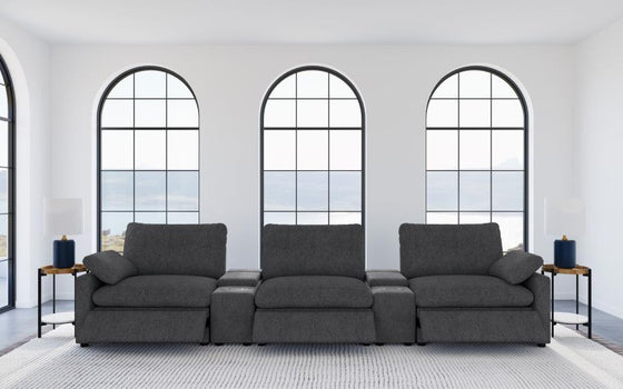 Collins - 5-Piece Power Reclining Home Theater Seating