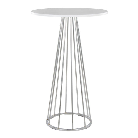 Canary - Bar Table - Chrome Metal