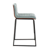 Mason Mara - 26" Fixed-Height Counter Stool (Set of 2) - Black Legs