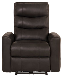  Bosa - Leather Power Recliner - Charcoal
