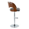 Pino - Adjustable Barstool With Swivel - Cherry Wood