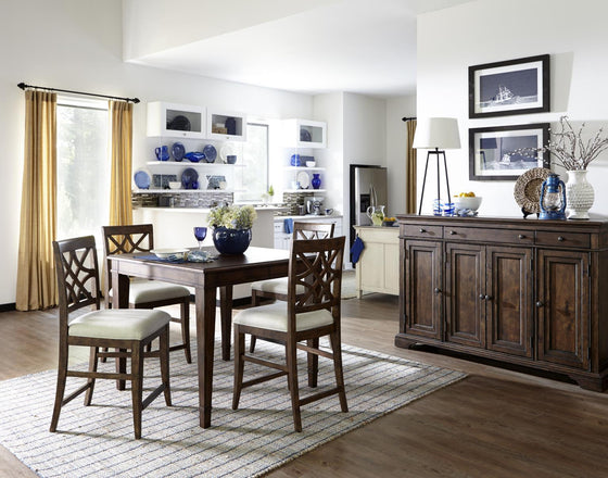 Trisha Yearwood Home - Counter Height Chair (Set of 2) - Coffee