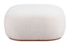 Amber / Azua - Ottoman - Cream