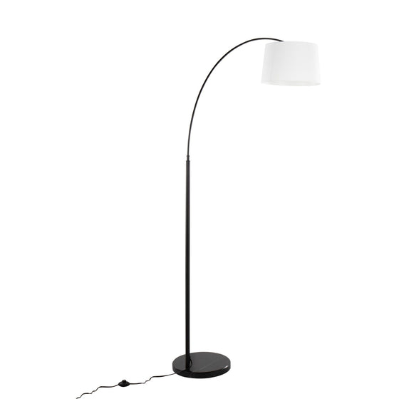 March - Floor Lamp - Black Marble