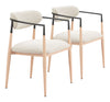 Equinox - Dining Chair (Set of 2) - Oyster Gray & Natural