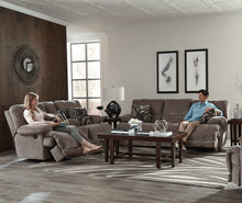  Jules - Reclining Console Loveseat With Storage And Cupholders - Pewter