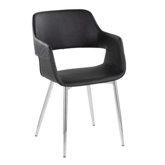 Margarite - Dining / Accent Chair - Chrome Metal (Set of 2)