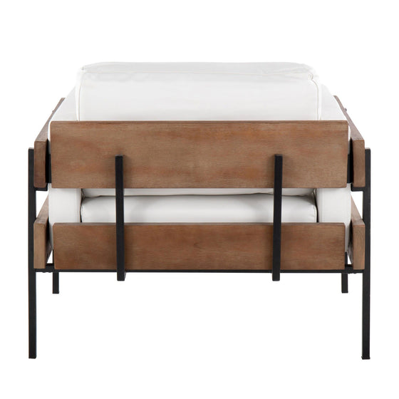 Kari - Accent Chair - Black And Brown Legs