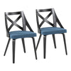 Charlotte - Chair (Set of 2) - Black Wood