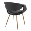 Curvo - Upholstered Chair (Set of 2) - Antique Copper Metal Legs