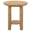 Ottowa - Round Wood Coffee Table Set