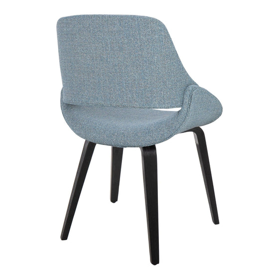 Fabrico - Chair (Set of 2) - Black Wood Legs