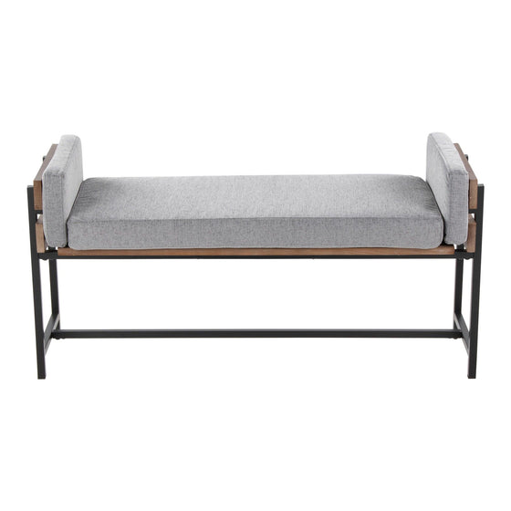Kari - Bench - Black & Light Brown Base