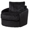 Sarco - Corduroy Upholstered Swivel Accent Arm Chair