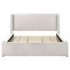 Alamosa - Boucle Upholstered Wingback Bed