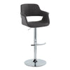 Vintage Flair - Adjustable Barstool (Set of 2) - Chrome Base