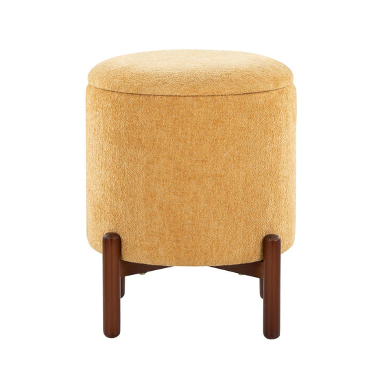 Daniella - Wood Storage Ottoman