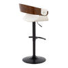 Elisa - Adjustable Barstool (Set of 2) - Black Base