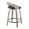 Grotto - 24" Fixed-height Counter Stool (Set of 2) - Gray