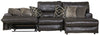 Como - Italian Leather Match Reclining Sectional