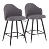 Ahoy - Counter Stool With Square Footrest (Set of 2)