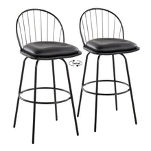  Riley - Claire - 30" Fixed-Height Barstool (Set of 2)