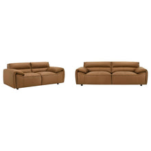  Buxton - Leather Upholstered Sofa Set