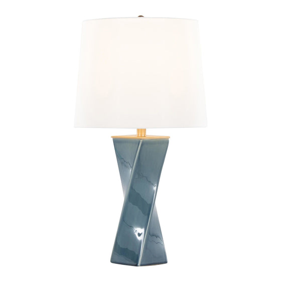 Curvo - Square 27" Ceramic Table Lamp