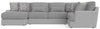 Titan - Sectional With Comfort Coil Seating And Accent Pillows Included